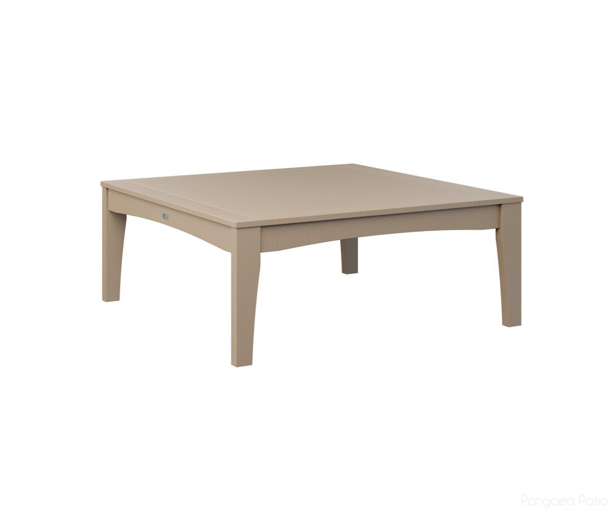 BGCTSCT4545WW-Berlin Gardens-Classic Terrace Square Coffee Table-Weatherwood BG-Pangaea Patio