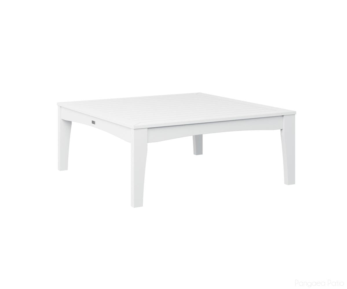 BGCTSCT4545W-Berlin Gardens-Classic Terrace Square Coffee Table-White BG-Pangaea Patio