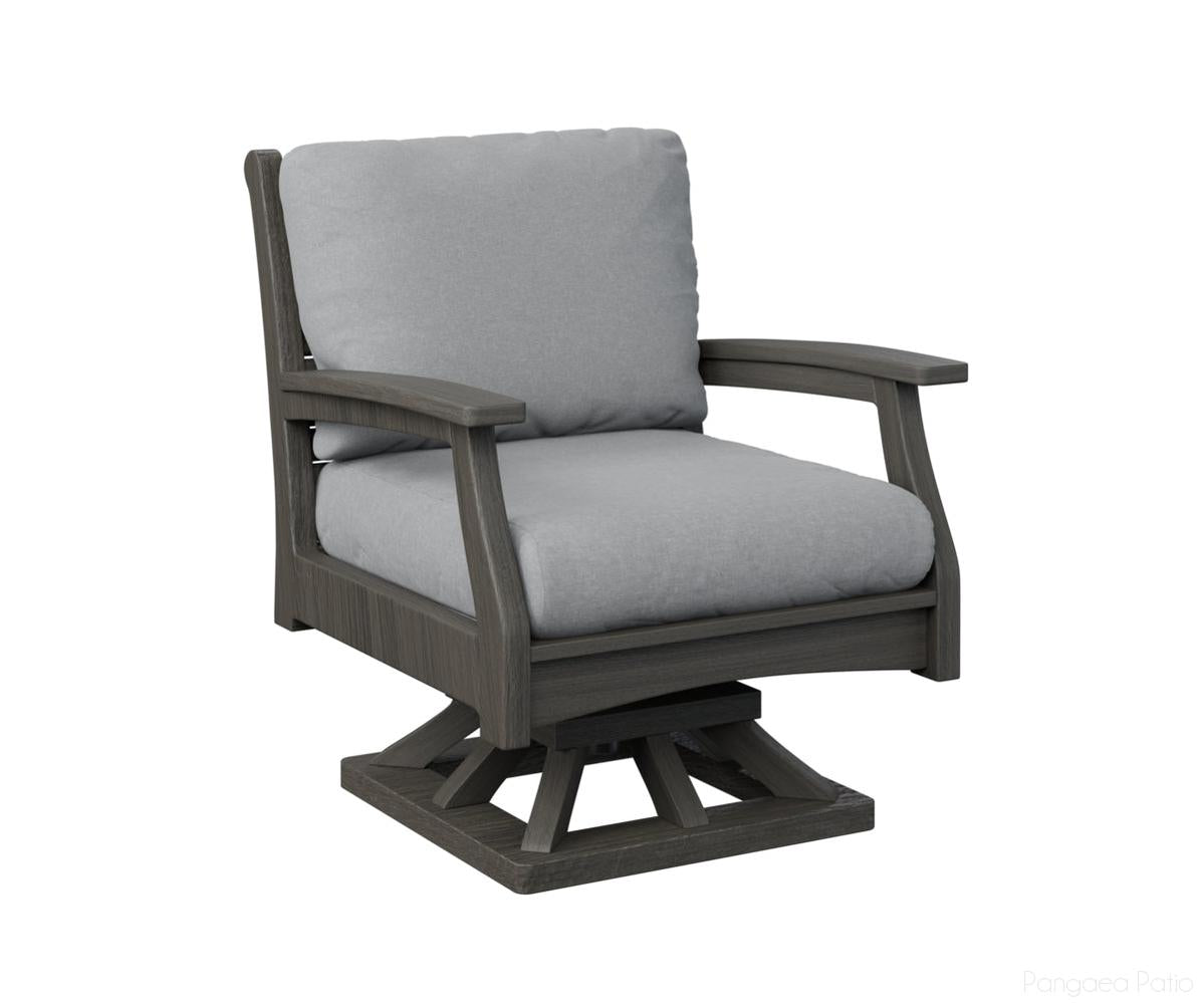 BGCTSR3034CG-Berlin Gardens-Classic Terrace Swivel Rocker-Coastal Gray BG-Pangaea Patio