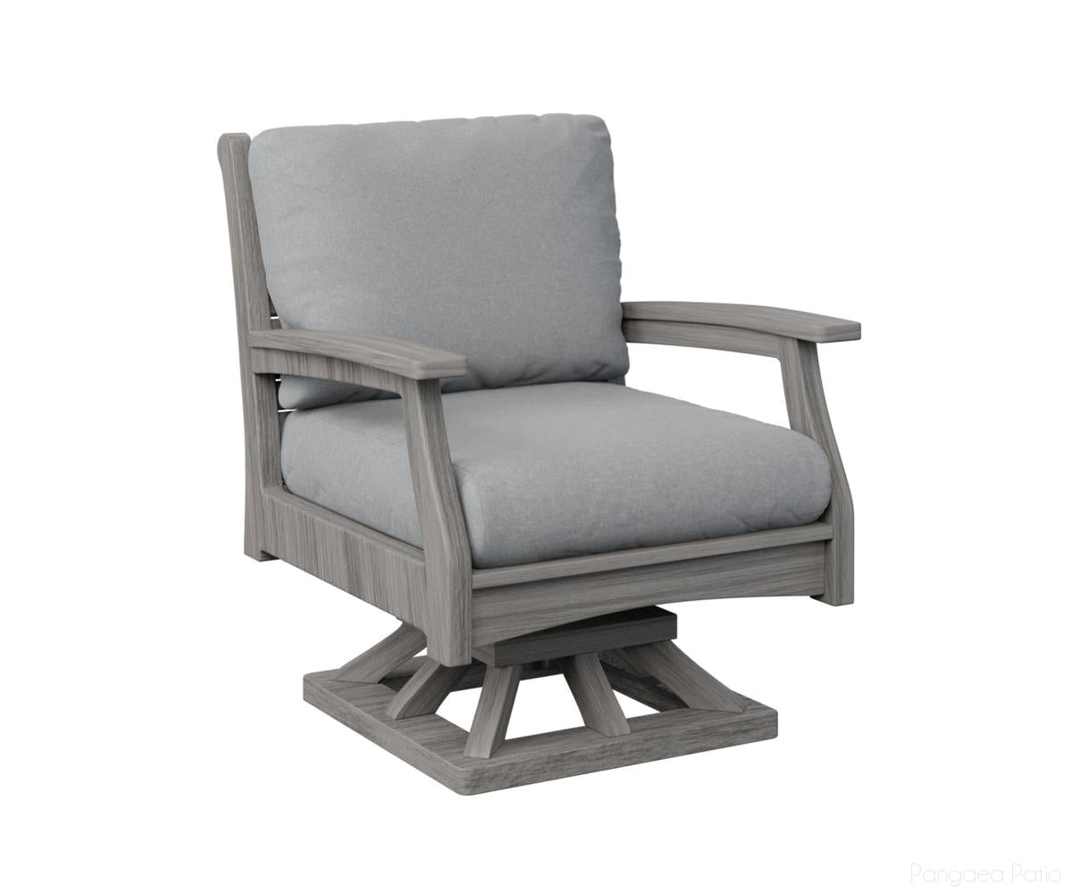 BGCTSR3034DG-Berlin Gardens-Classic Terrace Swivel Rocker-Driftwood Gray BG-Pangaea Patio