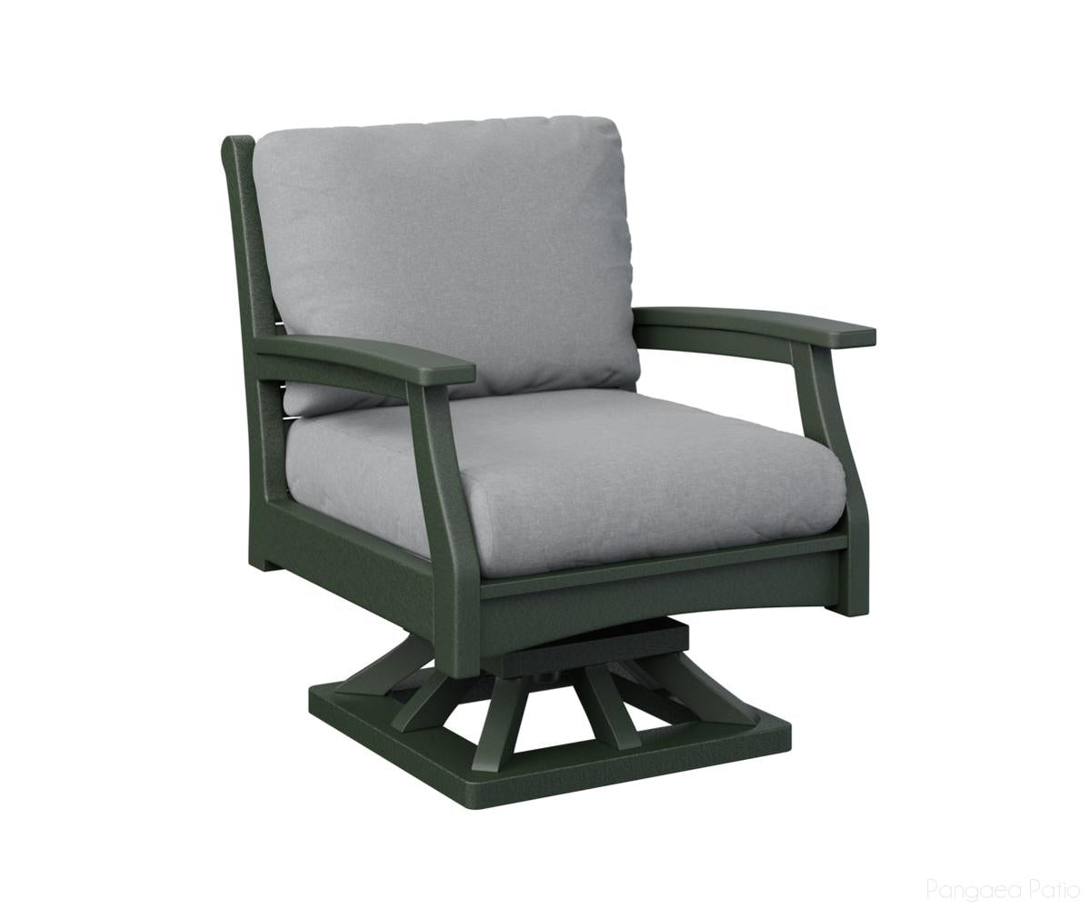 BGCTSR3034G-Berlin Gardens-Classic Terrace Swivel Rocker-Green BG-Pangaea Patio