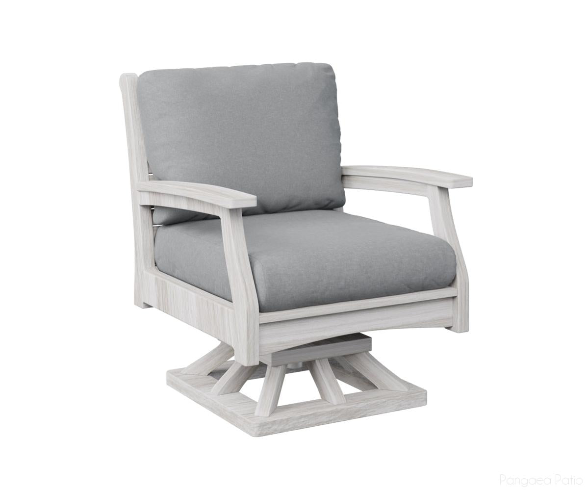 BGCTSR3034SS-Berlin Gardens-Classic Terrace Swivel Rocker-Seashell BG-Pangaea Patio