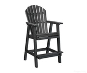 BGPEBC2135B-Berlin Gardens-Comfo-Back Bar Chair-Black BG-Pangaea Patio