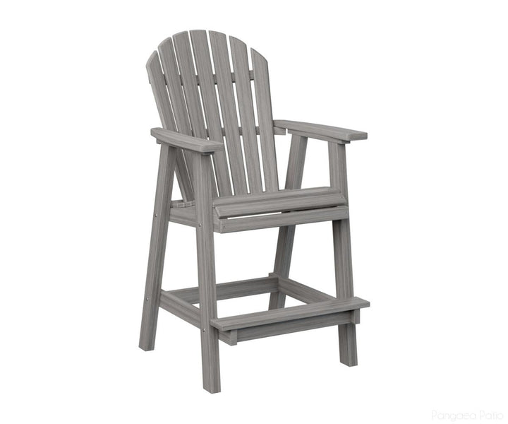 BGPEBC2135DG-Berlin Gardens-Comfo-Back Bar Chair-Driftwood Gray BG-Pangaea Patio