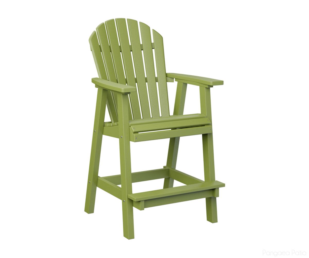 BGPEBC2135KG-Berlin Gardens-Comfo-Back Bar Chair-Kiwi Green BG-Pangaea Patio