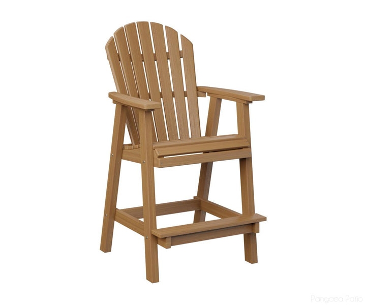 BGPEBC2135NT-Berlin Gardens-Comfo-Back Bar Chair-Natural Teak BG-Pangaea Patio
