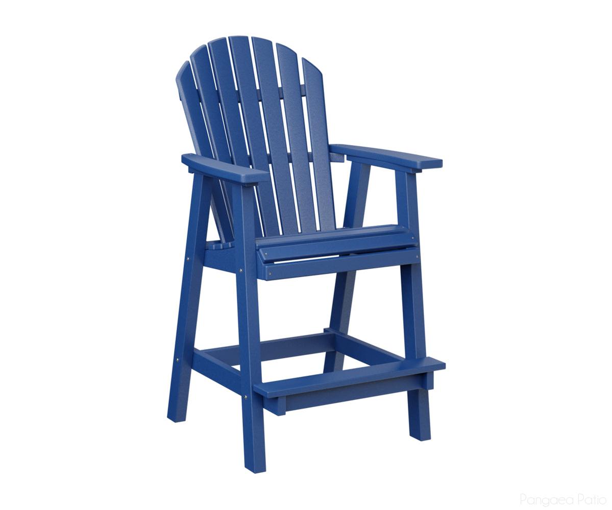BGPEBC2135PB-Berlin Gardens-Comfo-Back Bar Chair-Pacific Blue BG-Pangaea Patio