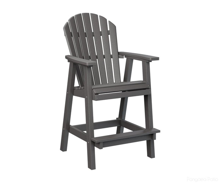 BGPEBC2135SG-Berlin Gardens-Comfo-Back Bar Chair-Smoke Gray BG-Pangaea Patio