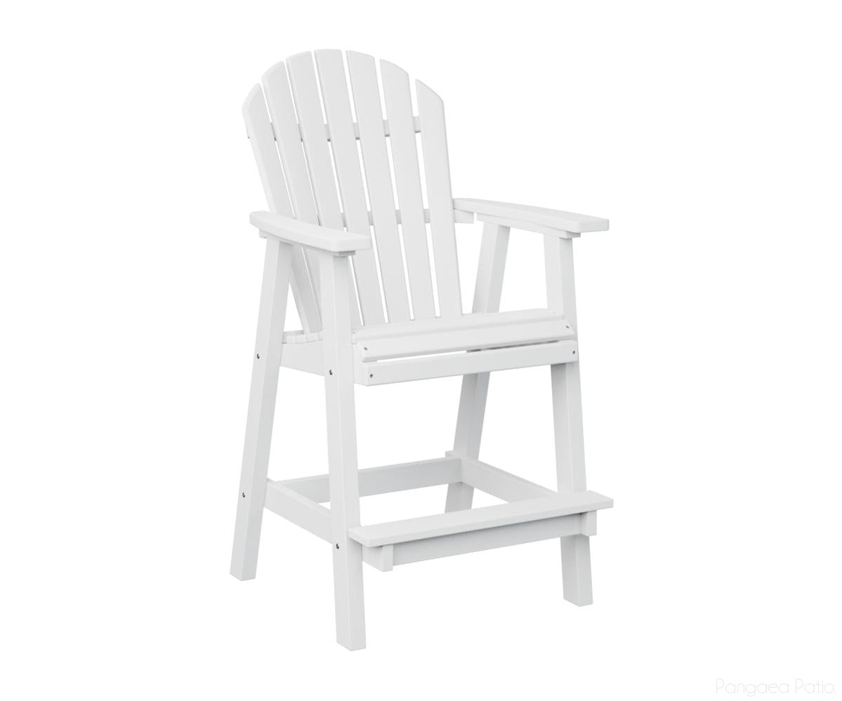 BGPEBC2135W-Berlin Gardens-Comfo-Back Bar Chair-White BG-Pangaea Patio
