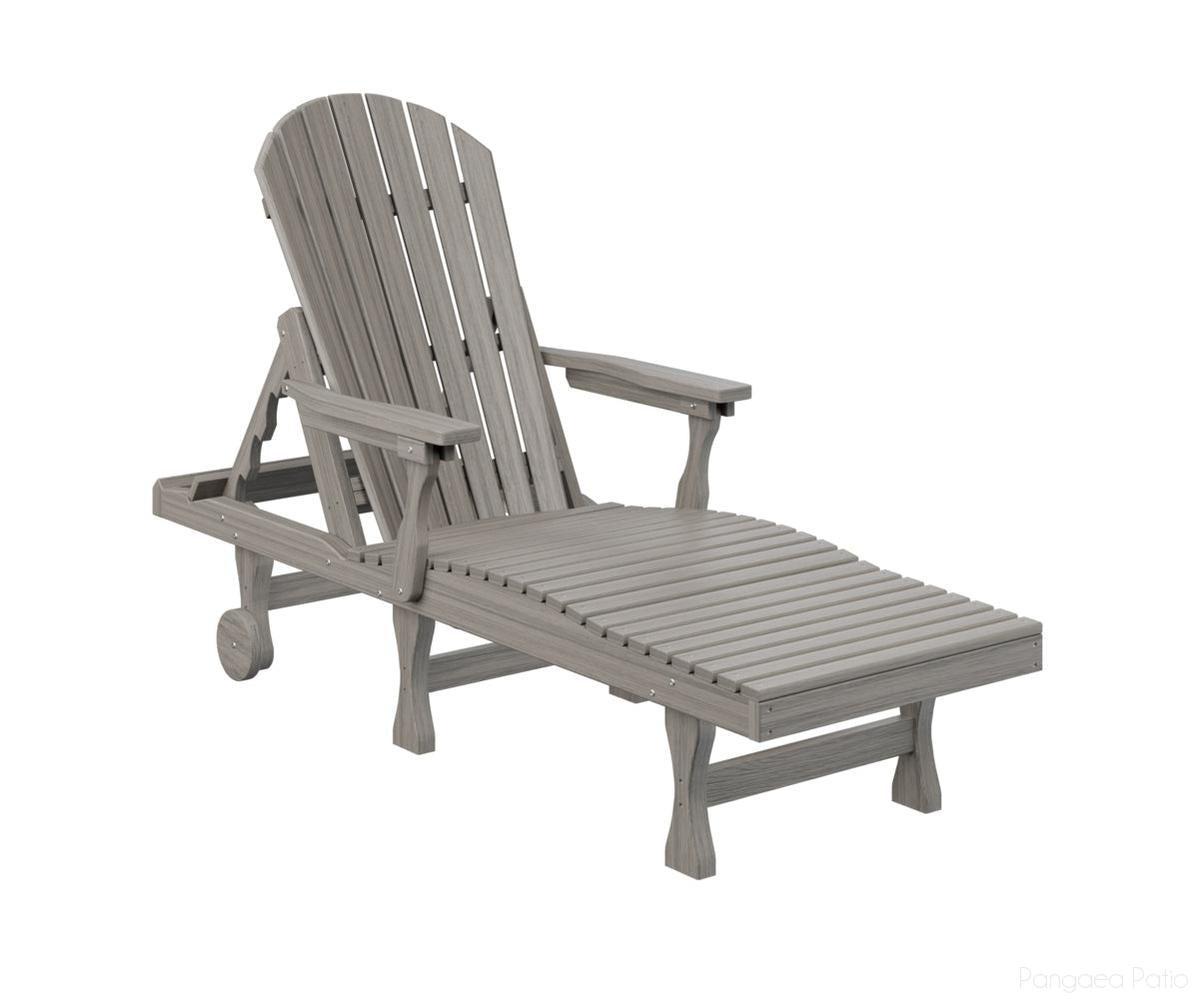 BGPCCL7400DG-Berlin Gardens-Comfo-Back Chaise Lounge-Driftwood Gray BG-Pangaea Patio