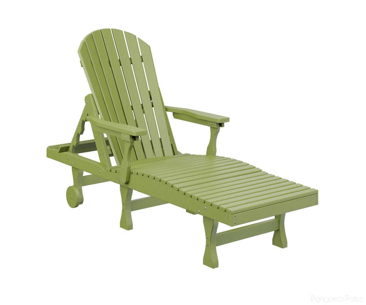 BGPCCL7400KG-Berlin Gardens-Comfo-Back Chaise Lounge-Kiwi Green BG-Pangaea Patio