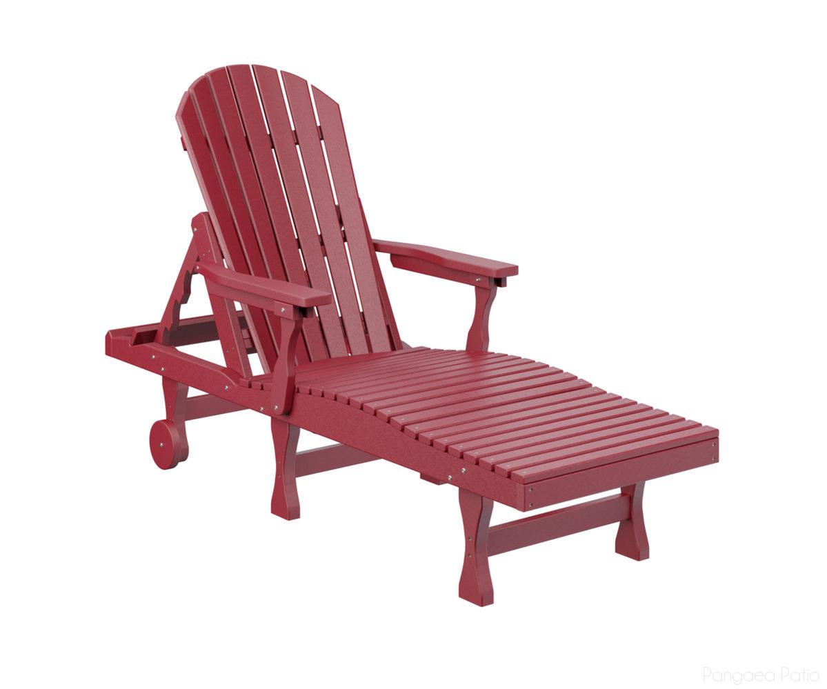 BGPCCL7400SR-Berlin Gardens-Comfo-Back Chaise Lounge-Scarlet Red BG-Pangaea Patio