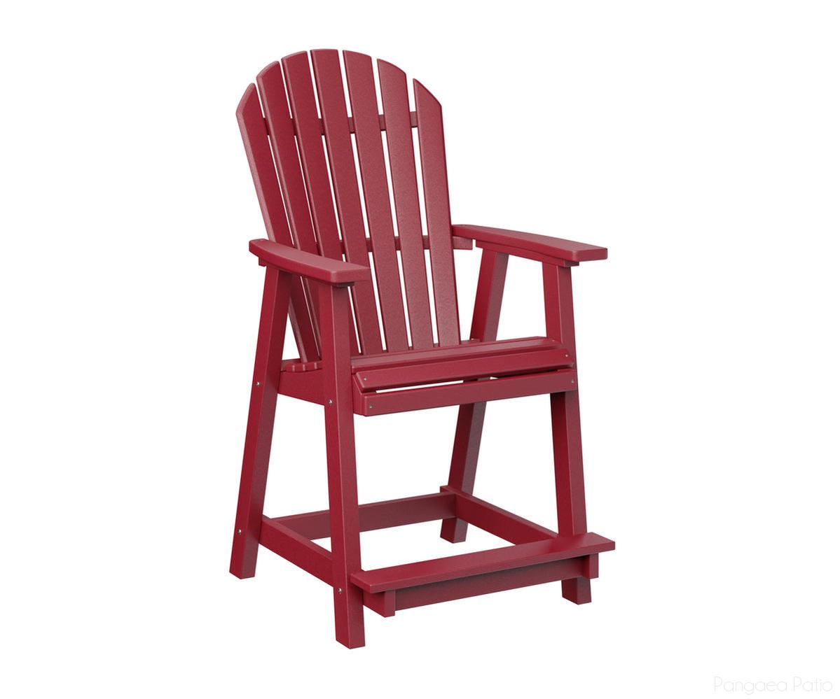 Berlin Gardens Comfo-Back Outdoor Poly Counter Chair - Thumbnail 4