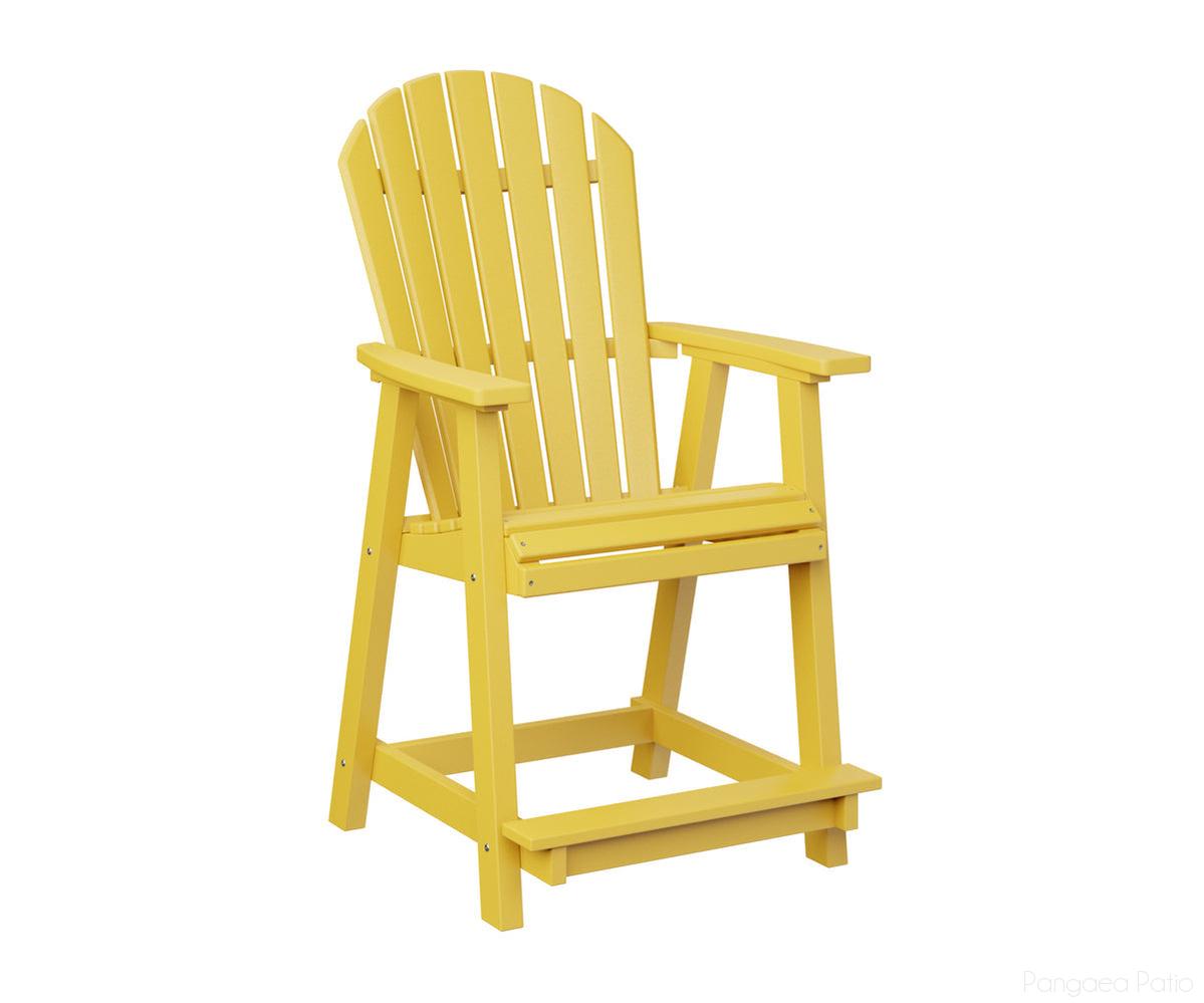 BGPECC2131SY-Berlin Gardens-Comfo-Back Counter Chair-Sunburst Yellow BG-Pangaea Patio