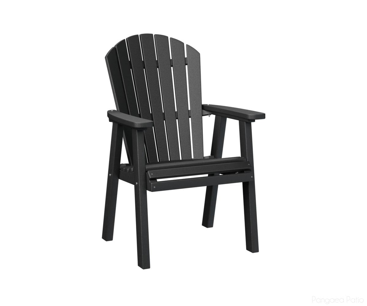 BGPEDC2127B-Berlin Gardens-Comfo-Back Dining Chair-Black BG-Pangaea Patio