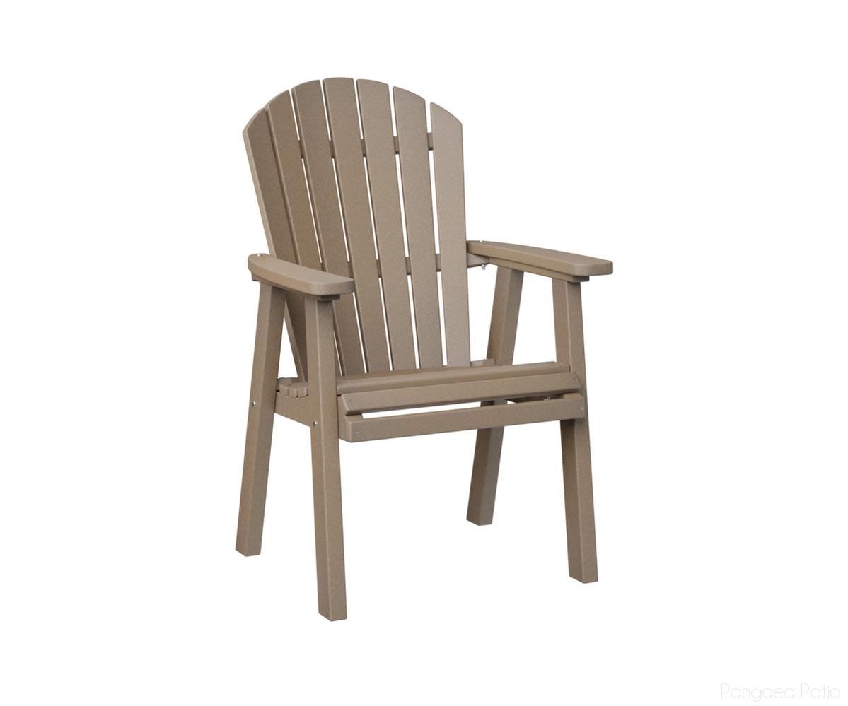 BGPEDC2127WW-Berlin Gardens-Comfo-Back Dining Chair-Weatherwood BG-Pangaea Patio