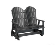 BGPCTG4800B-Berlin Gardens-Comfo-Back Double Glider-Black BG-Pangaea Patio