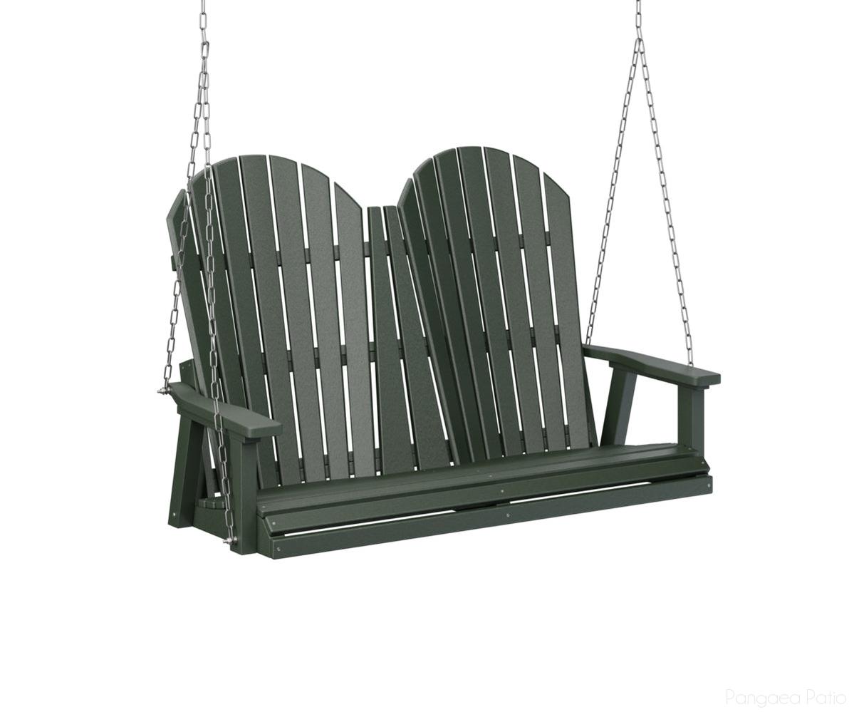 BGPCTS4800GZC-Berlin Gardens-Comfo-Back Double Swing-Zinc-Green BG-Pangaea Patio