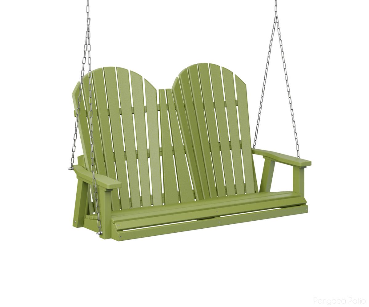 BGPCTS4800KGZC-Berlin Gardens-Comfo-Back Double Swing-Zinc-Kiwi Green BG-Pangaea Patio