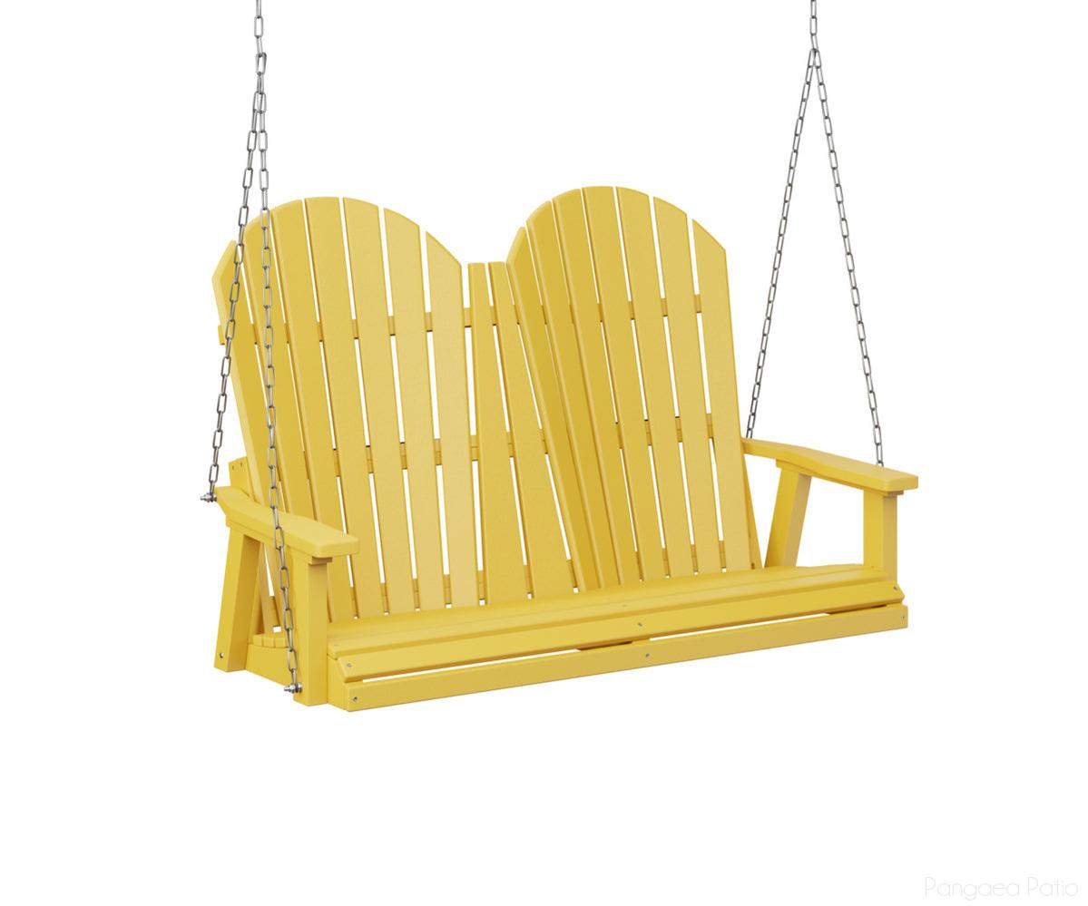 BGPCTS4800SYZC-Berlin Gardens-Comfo-Back Double Swing-Zinc-Sunburst Yellow BG-Pangaea Patio