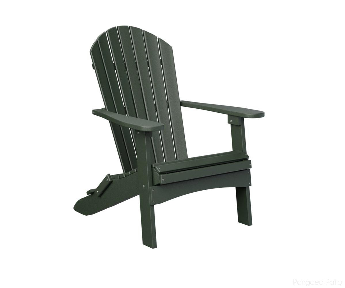 BGPFAC3240G-Berlin Gardens-Comfo-Back Folding Adirondack Chair-Green BG-Pangaea Patio