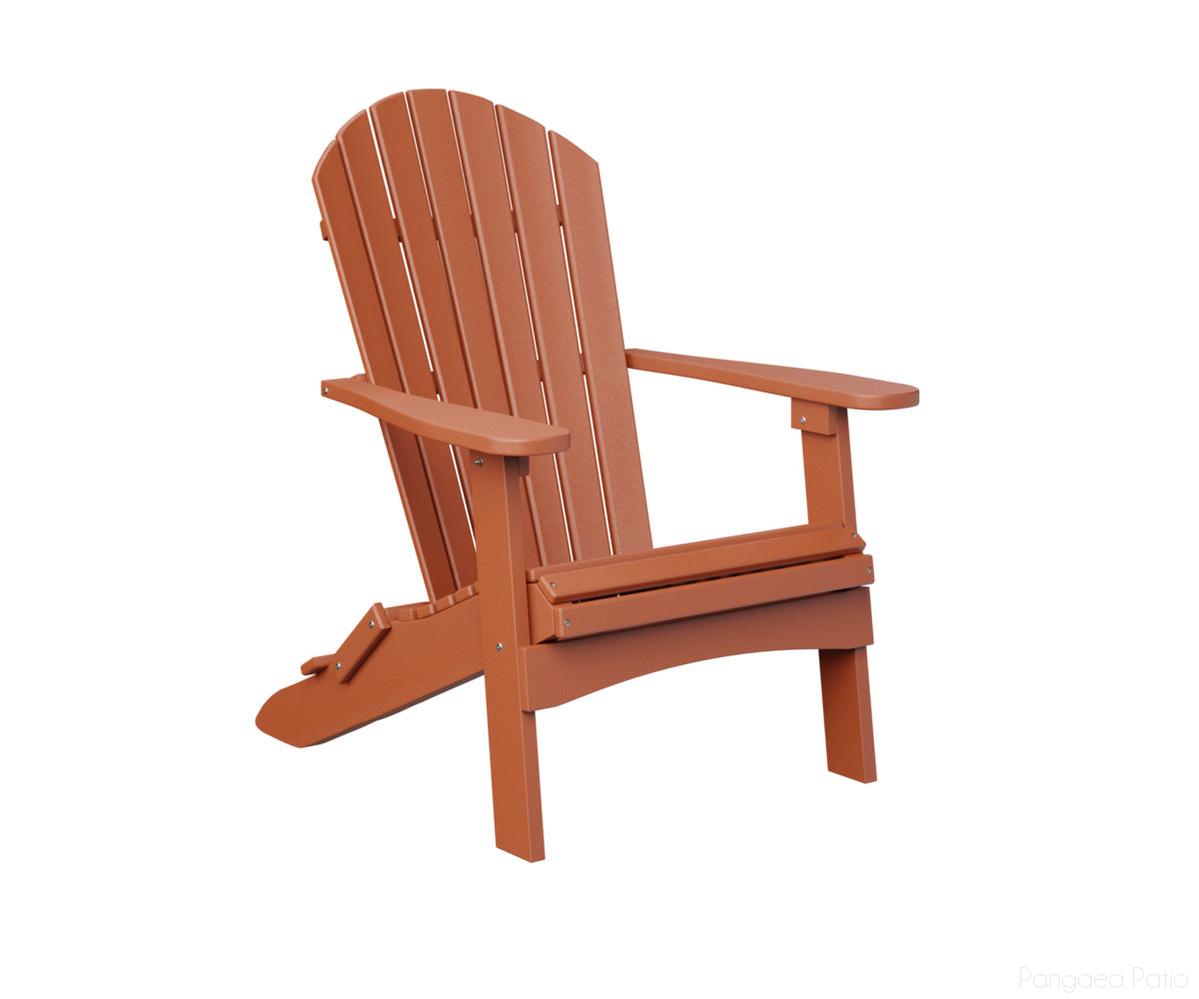 BGPFAC3240MO-Berlin Gardens-Comfo-Back Folding Adirondack Chair-Mango Orange BG-Pangaea Patio