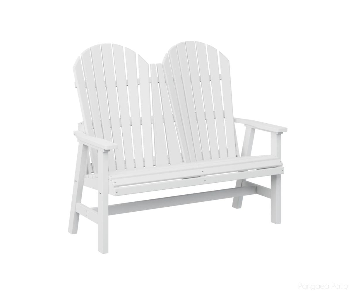 BGPCLS4800W-Berlin Gardens-Comfo-Back Loveseat-White BG-Pangaea Patio