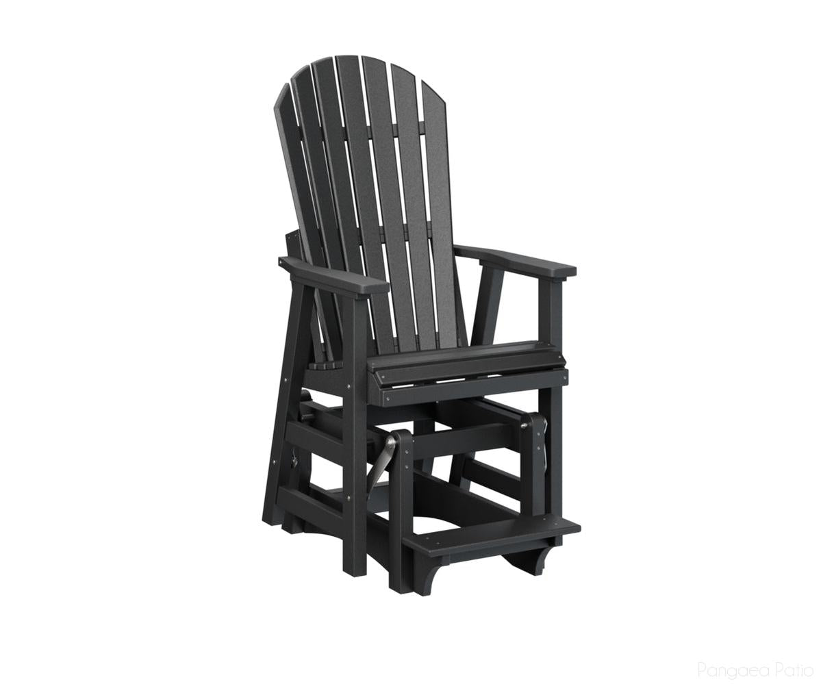 BGPCCG2400B-Berlin Gardens-Comfo-Back Single Counter Glider-Black BG-Pangaea Patio