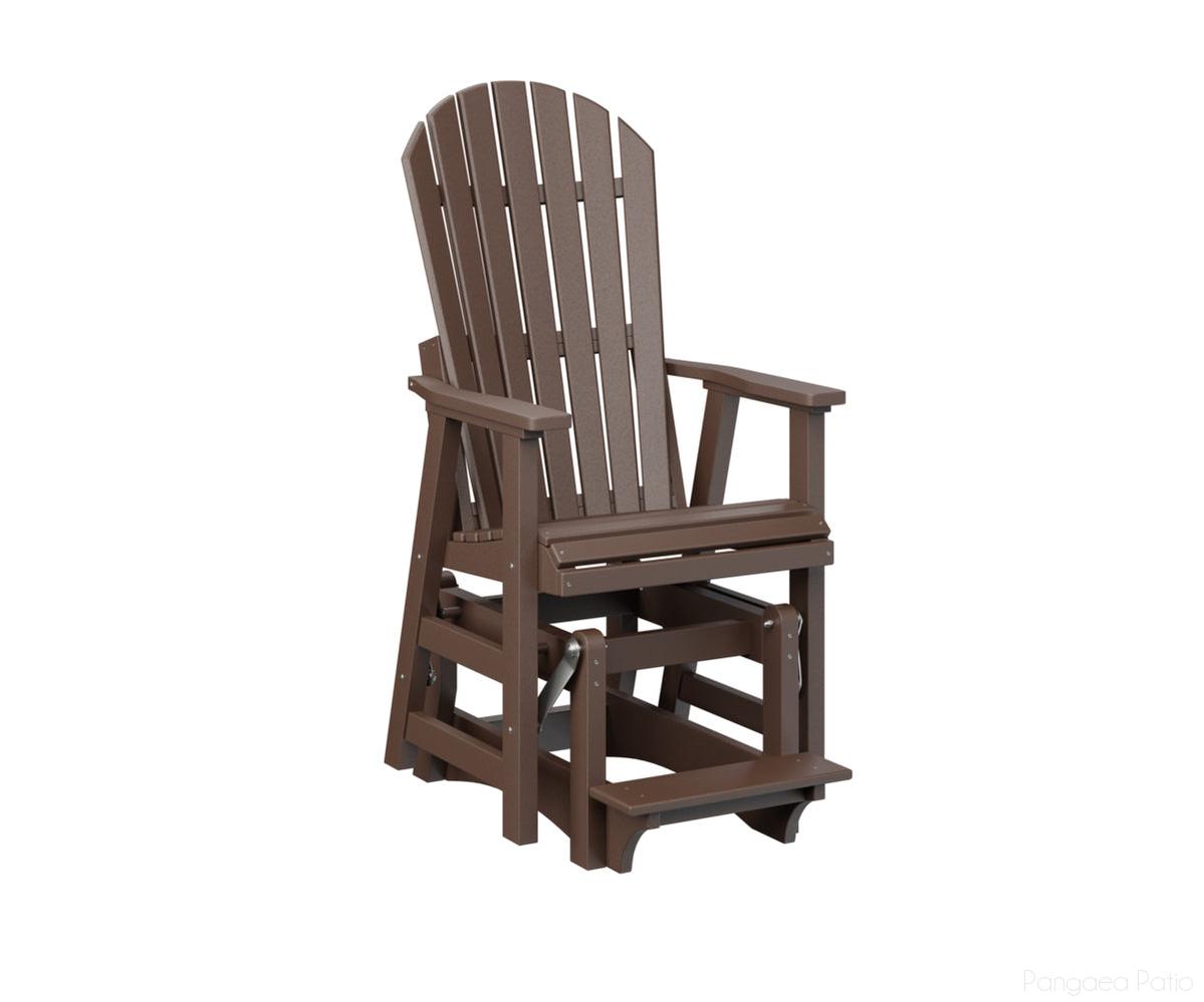 BGPCCG2400CB-Berlin Gardens-Comfo-Back Single Counter Glider-Chocolate Brown BG-Pangaea Patio