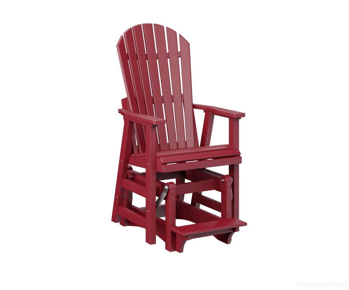 BGPCCG2400SR-Berlin Gardens-Comfo-Back Single Counter Glider-Scarlet Red BG-Pangaea Patio