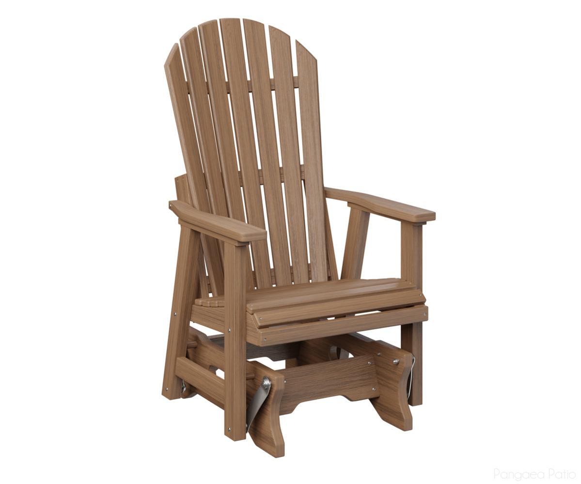 BGPCTG2400AM-Berlin Gardens-Comfo-Back Single Glider-Antique Mahogany BG-Pangaea Patio