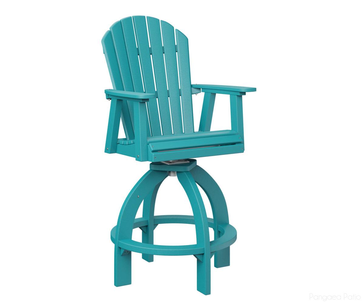 BGESXTC2139AB-Berlin Gardens-Comfo-Back Swivel 30" XT Chair-Aruba Blue BG-Pangaea Patio