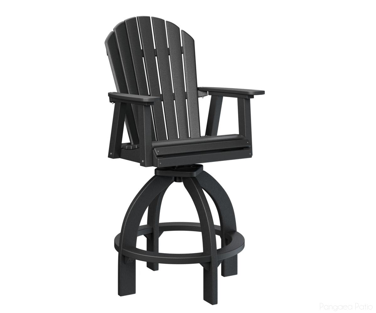 BGESxTC2139B-Berlin Gardens-Comfo-Back Swivel 30" XT Chair-Black BG-Pangaea Patio