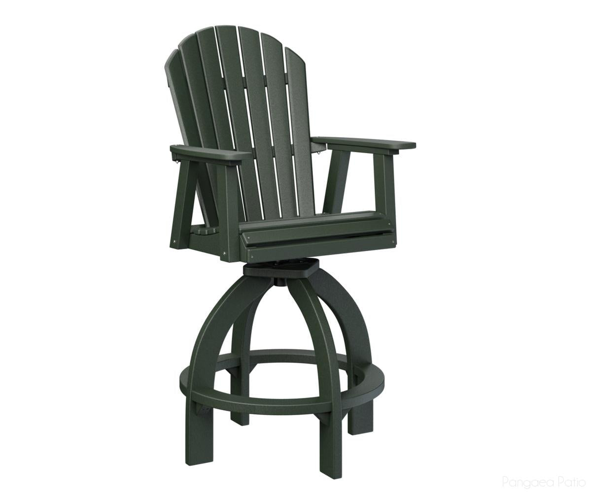 BGESXTC2139G-Berlin Gardens-Comfo-Back Swivel 30" XT Chair-Green BG-Pangaea Patio