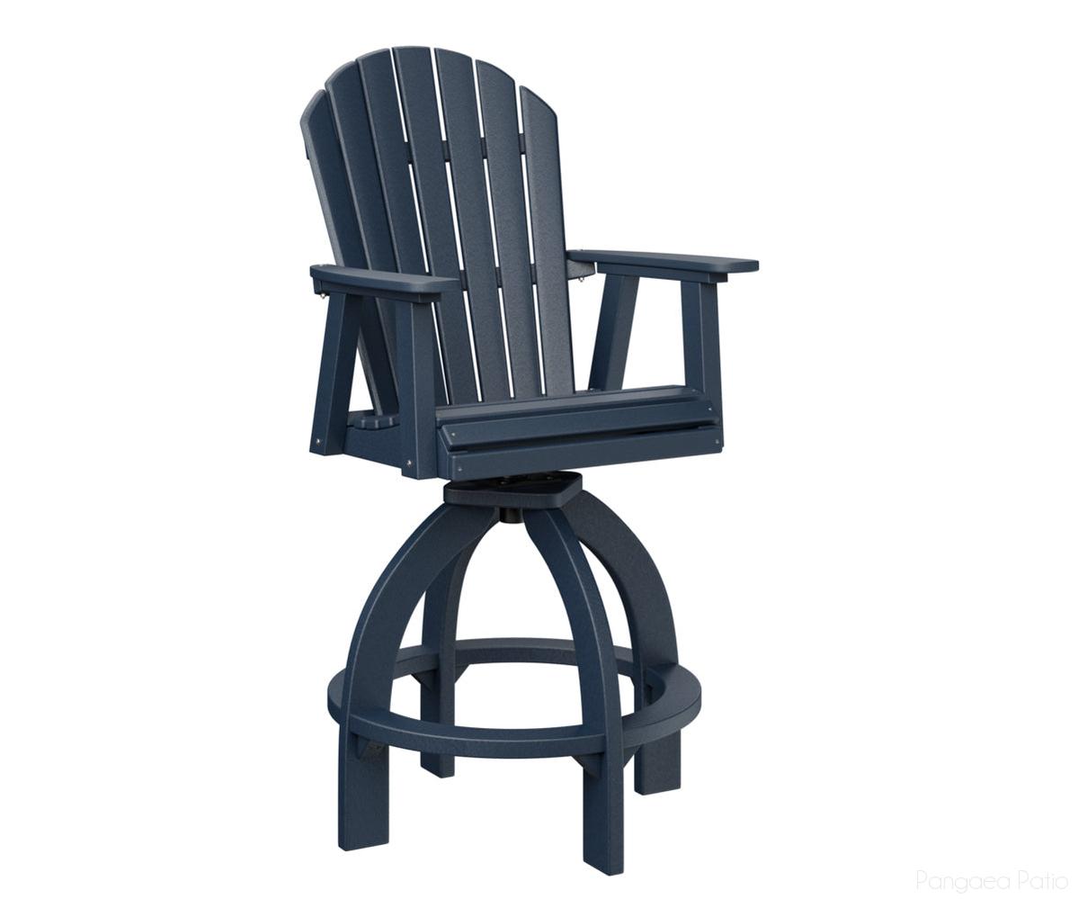 BGESXTC2139NB-Berlin Gardens-Comfo-Back Swivel 30" XT Chair-Navy Blue BG-Pangaea Patio