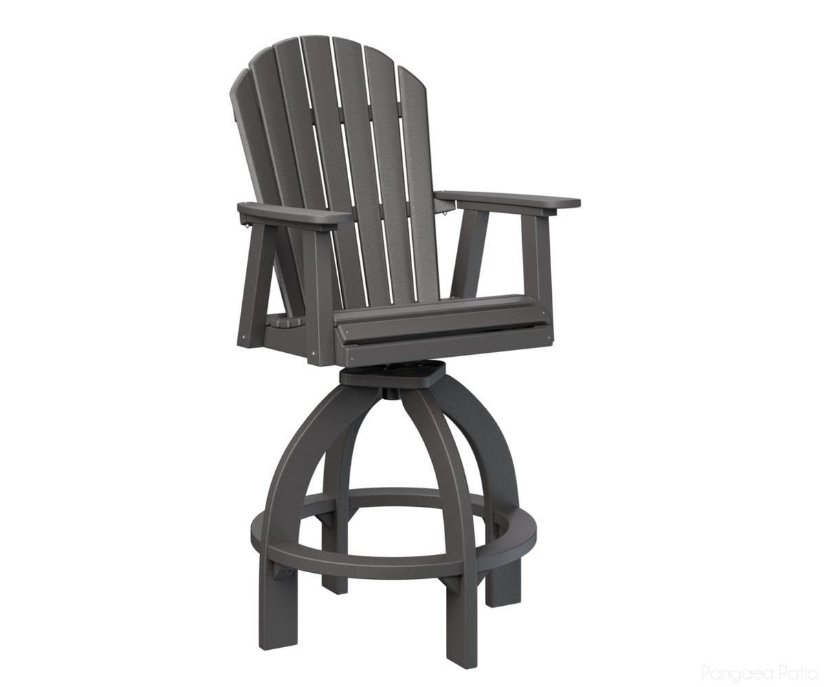BGESXTC2139SG-Berlin Gardens-Comfo-Back Swivel 30" XT Chair-Smoke Gray BG-Pangaea Patio