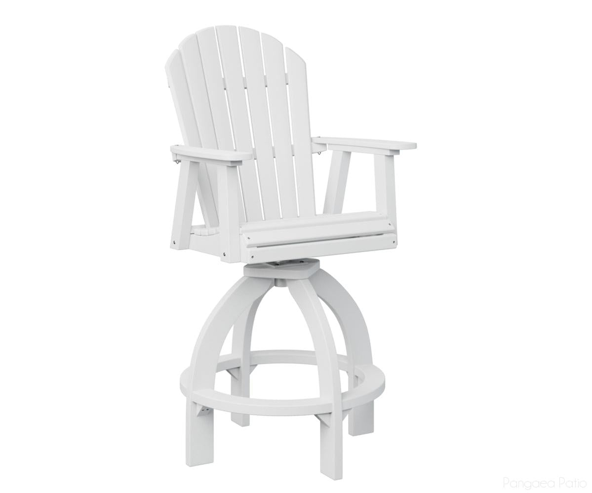 BGESXTC2139W-Berlin Gardens-Comfo-Back Swivel 30" XT Chair-White BG-Pangaea Patio