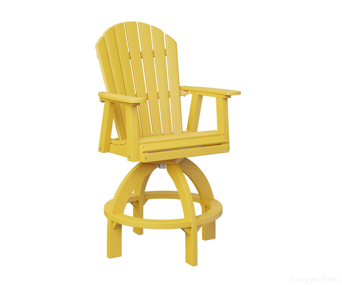 BGESBC2135SY-Berlin Gardens-Comfo-Back Swivel Bar Chair-Sunburst Yellow BG-Pangaea Patio