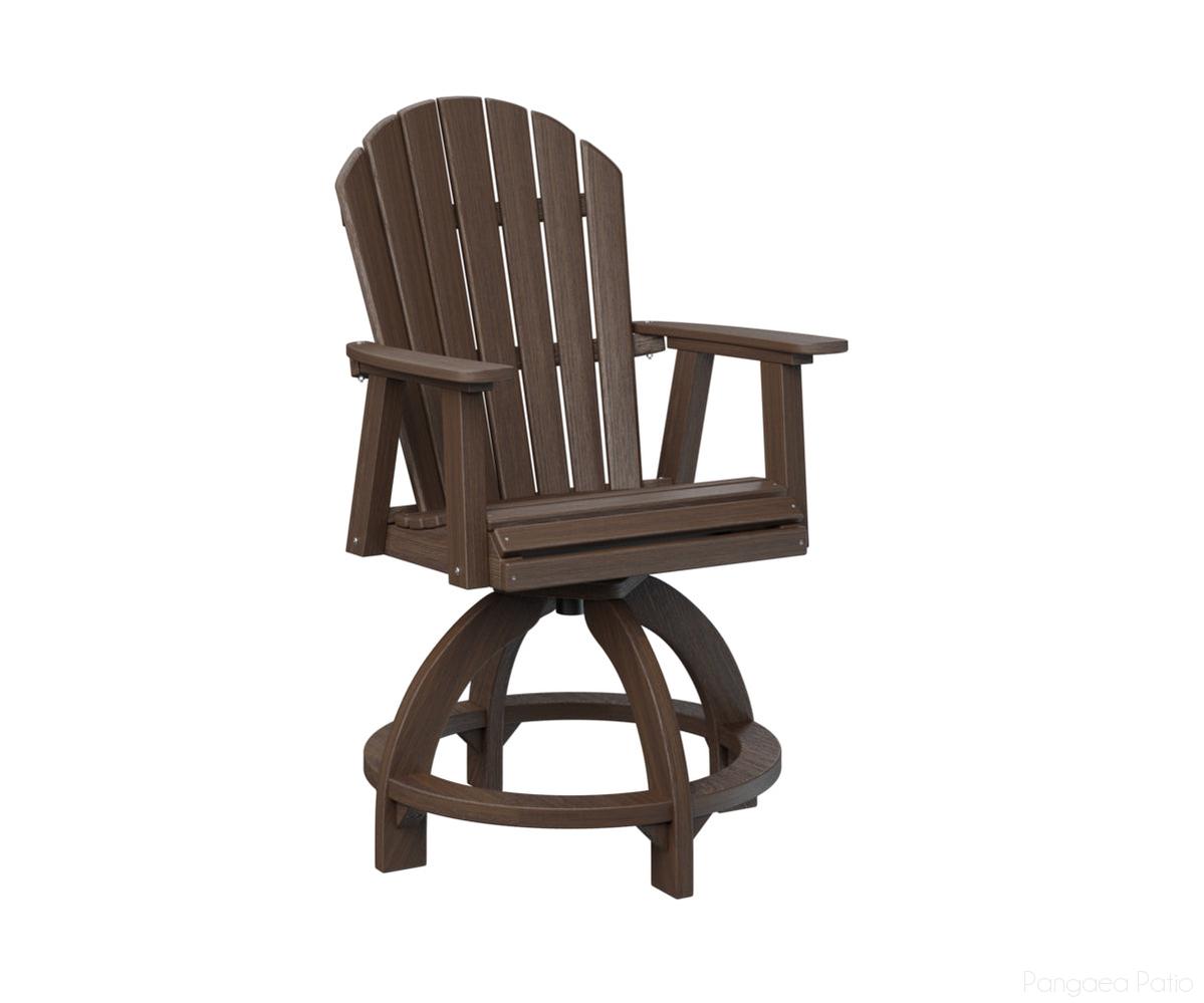 BGESCC2131BW-Berlin Gardens-Comfo-Back Swivel Counter Chair-Brazilian Walnut BG-Pangaea Patio