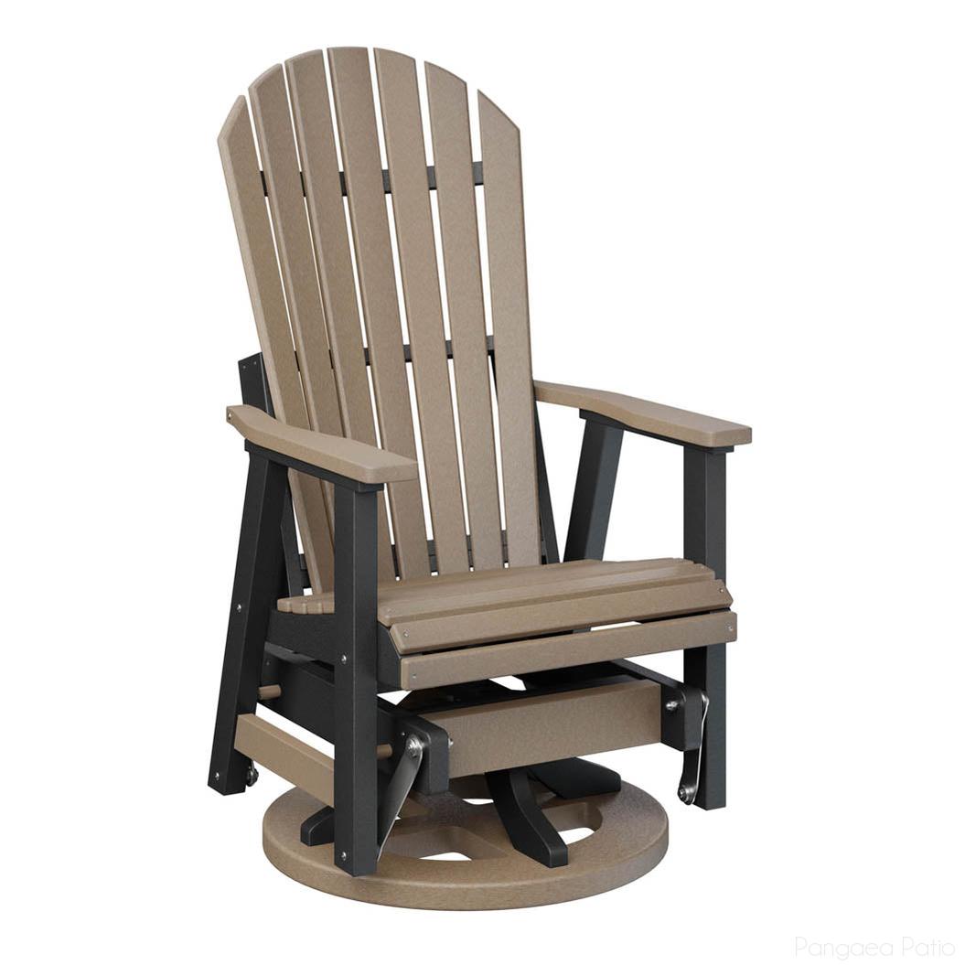 BGPCSG2644WWB-Berlin Gardens-Comfo-Back Swivel Glider-Weatherwood Black BG-Pangaea Patio