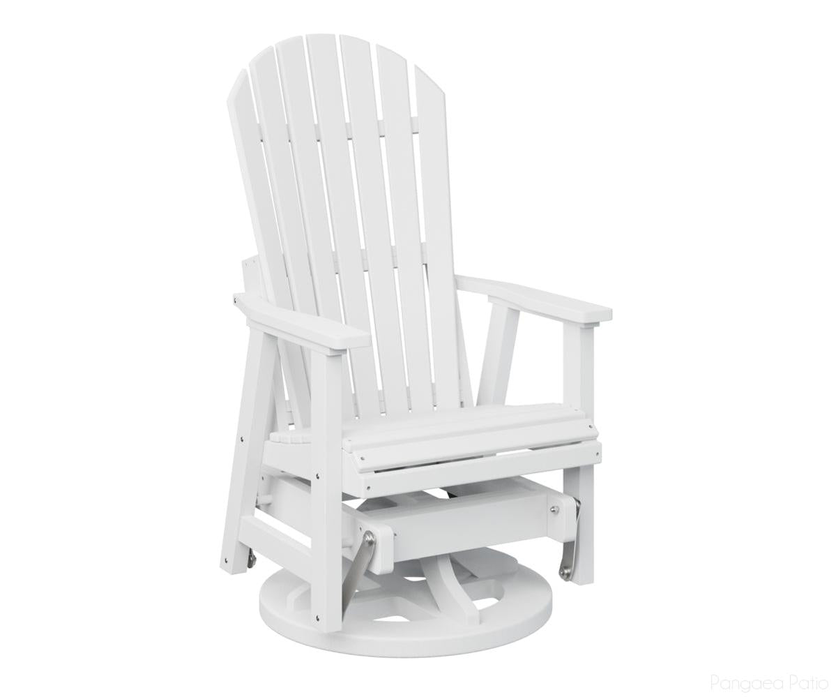 BGPCSG2644W-Berlin Gardens-Comfo-Back Swivel Glider-White BG-Pangaea Patio