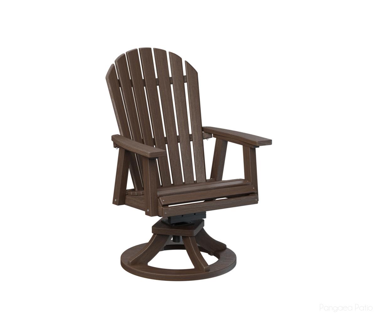 BGESDC2127BW-Berlin Gardens-Comfo-Back Swivel Rocker Dining Chair-Brazilian Walnut BG-Pangaea Patio