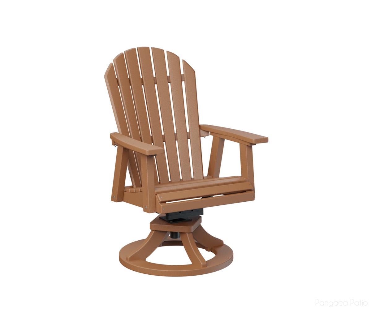 BGESDC2127C-Berlin Gardens-Comfo-Back Swivel Rocker Dining Chair-Cedar BG-Pangaea Patio