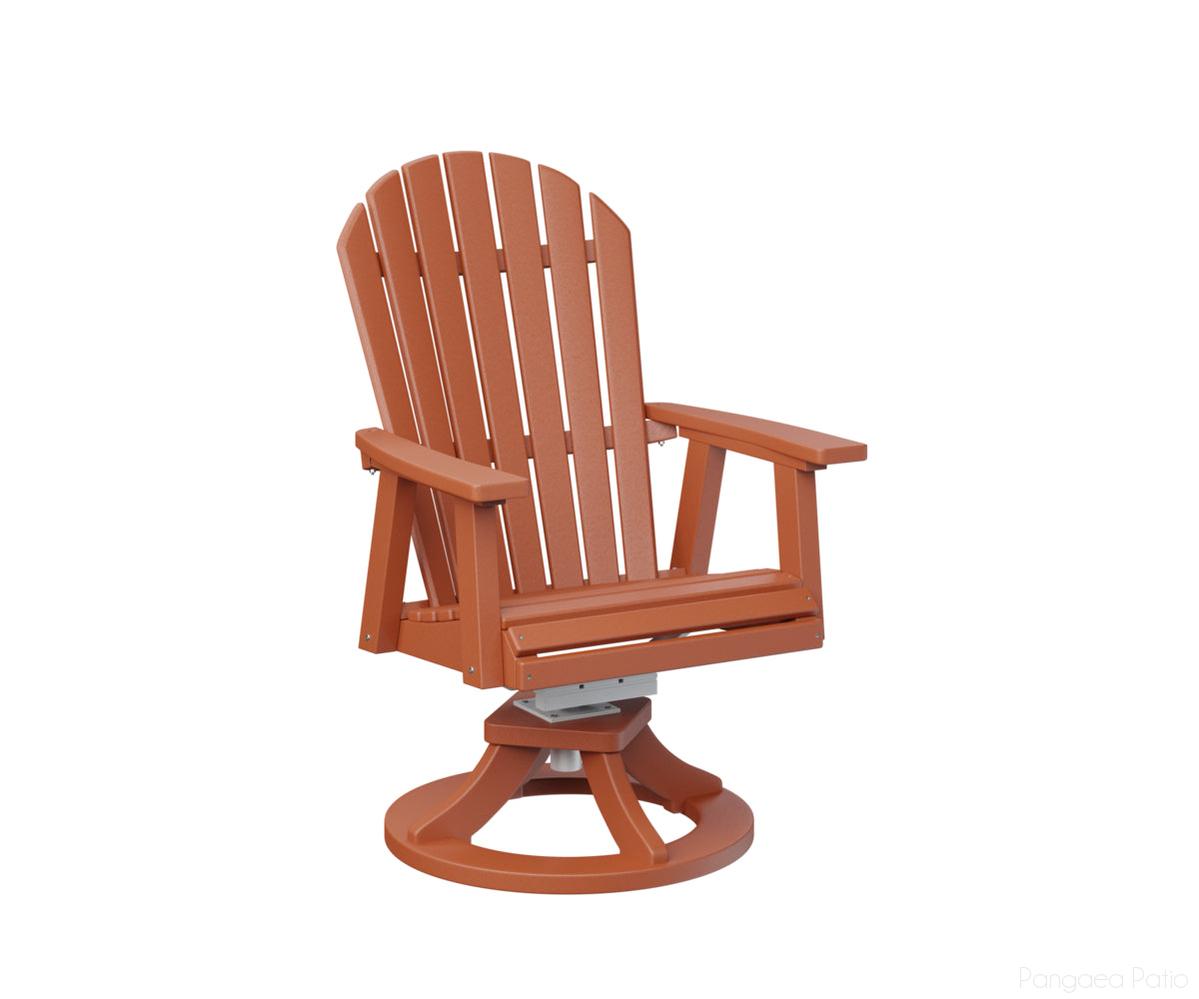 BGESDC2127MO-Berlin Gardens-Comfo-Back Swivel Rocker Dining Chair-Mango Orange BG-Pangaea Patio