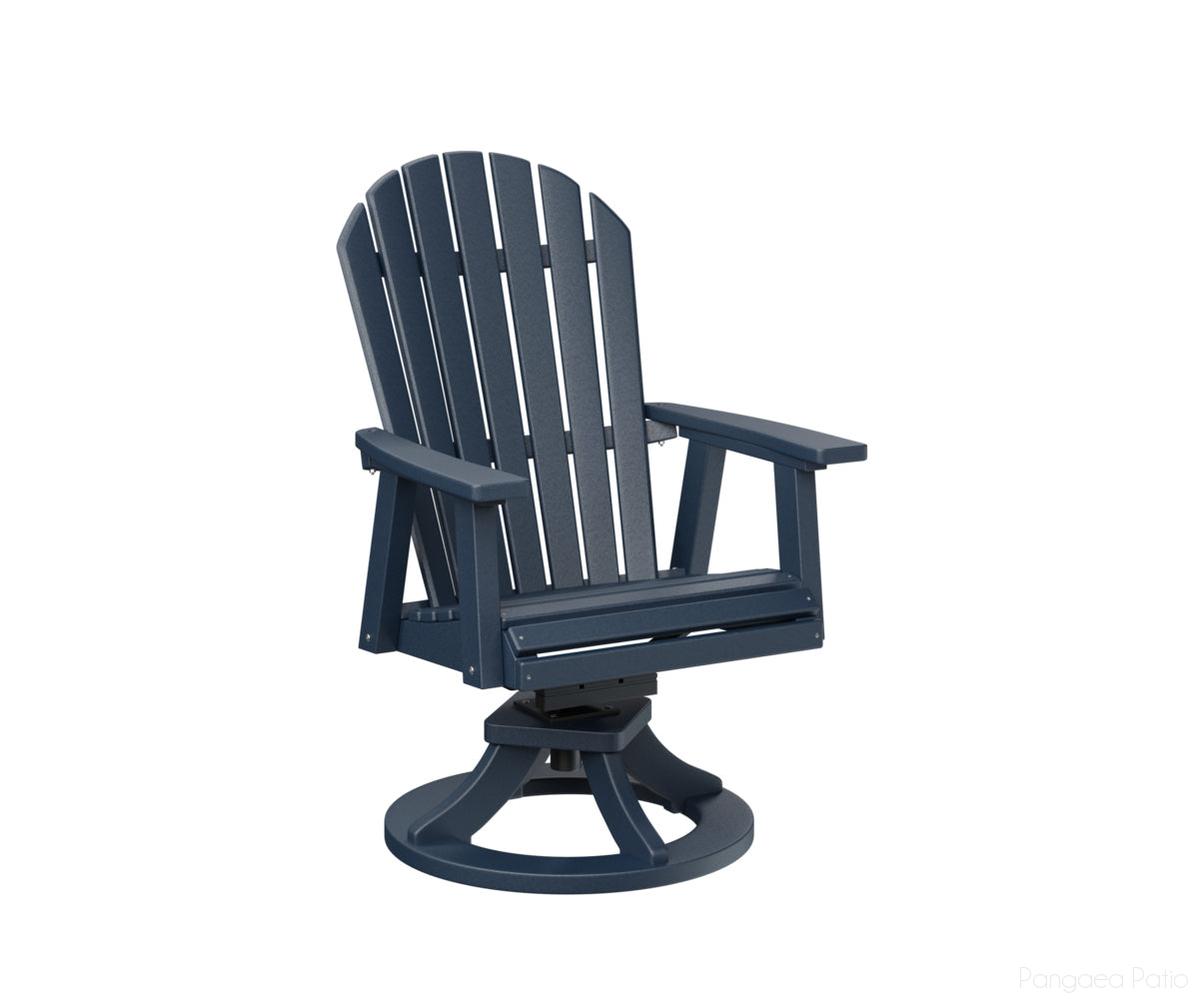 BGESDC2127NB-Berlin Gardens-Comfo-Back Swivel Rocker Dining Chair-Navy Blue BG-Pangaea Patio