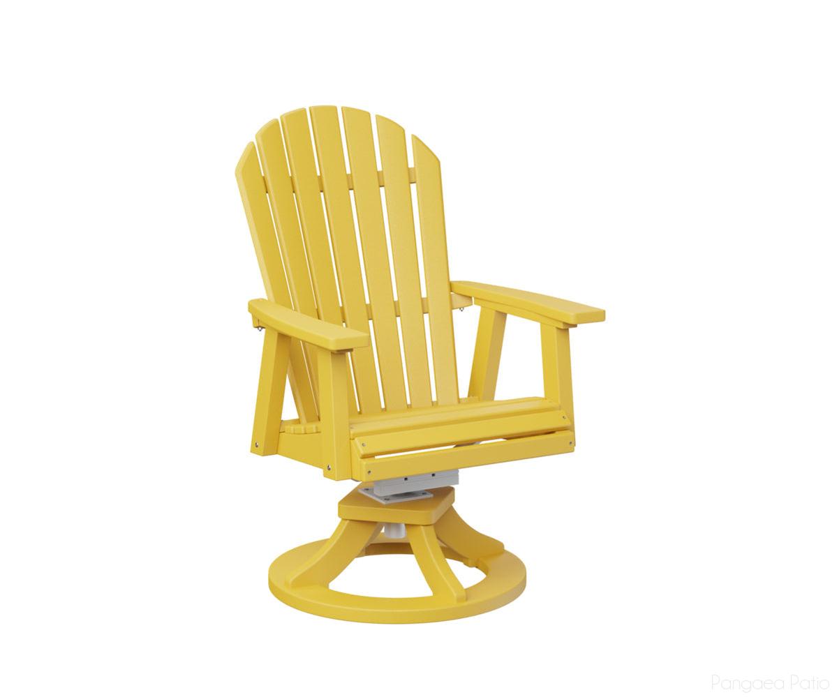BGESDC2127SY-Berlin Gardens-Comfo-Back Swivel Rocker Dining Chair-Sunburst Yellow BG-Pangaea Patio