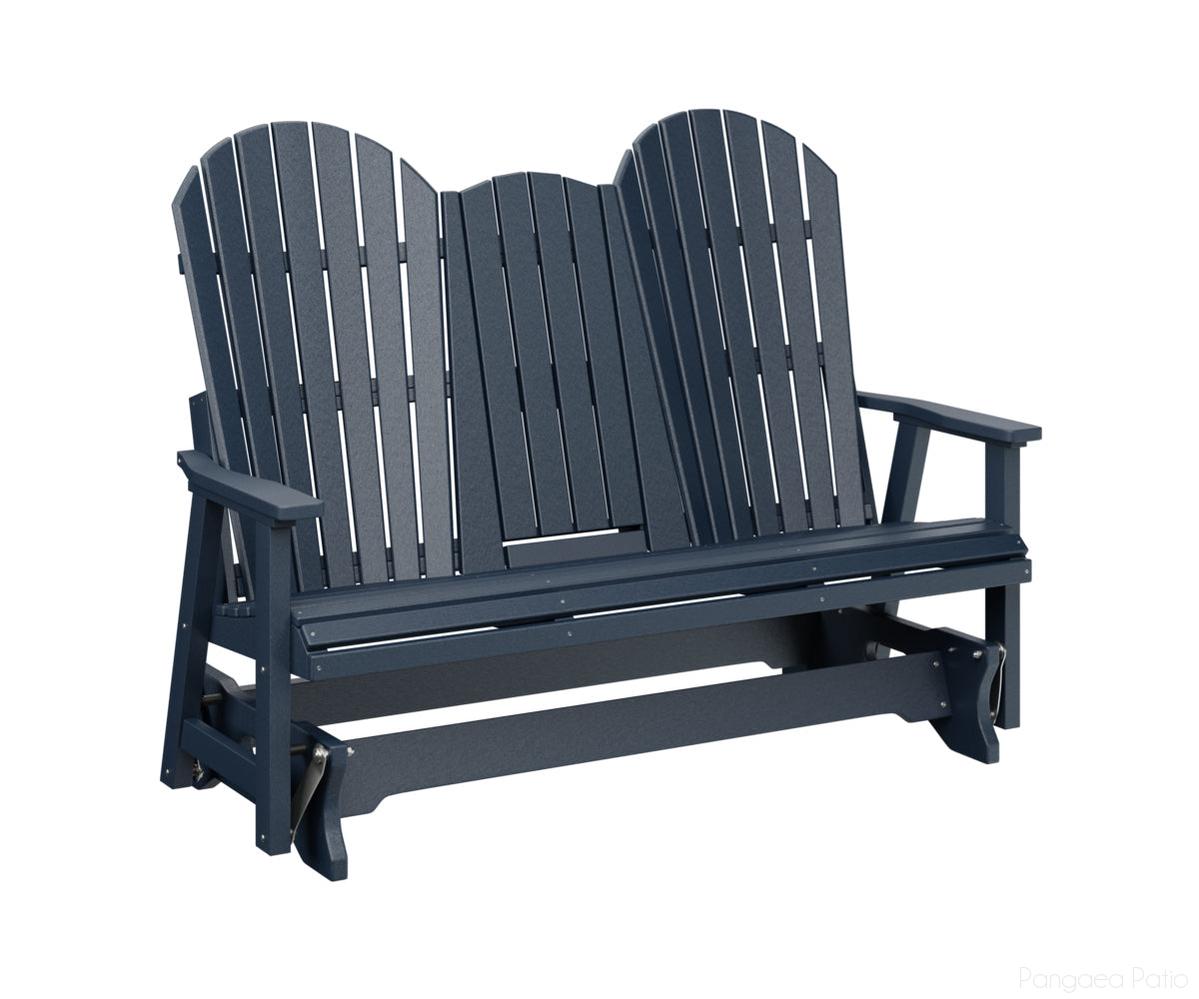 BGPCTG6000NB-Berlin Gardens-Comfo-Back Three Seat Glider w/Console-Navy Blue BG-Pangaea Patio