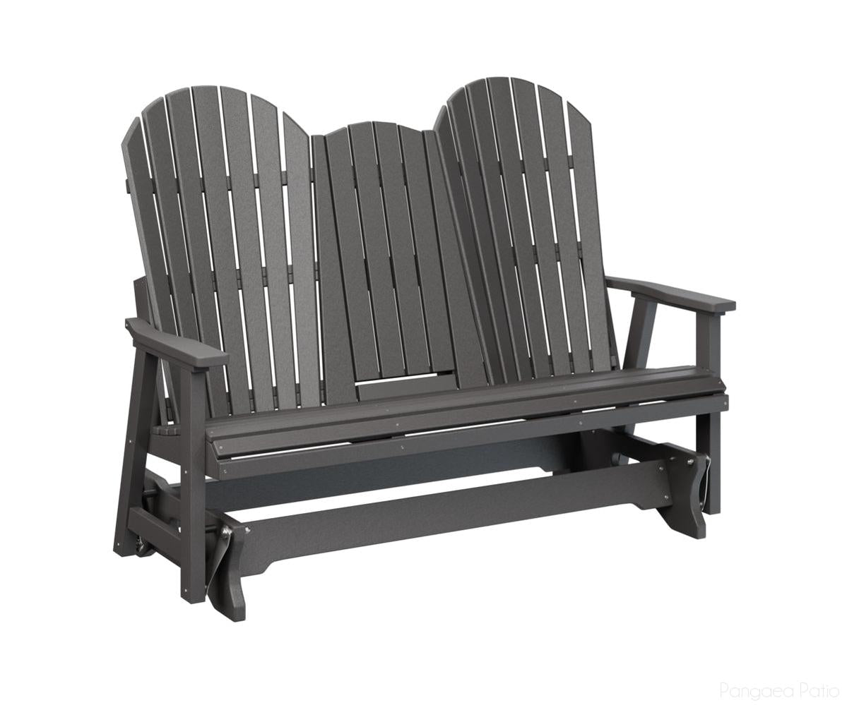 BGPCTG6000SG-Berlin Gardens-Comfo-Back Three Seat Glider w/Console-Smoke Gray BG-Pangaea Patio