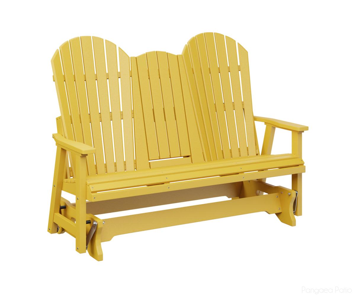 BGPCTG6000SY-Berlin Gardens-Comfo-Back Three Seat Glider w/Console-Sunburst Yellow BG-Pangaea Patio