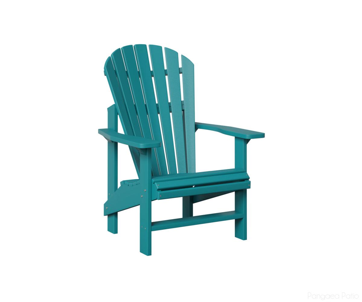 BGPUAC2424AB-Berlin Gardens-Comfo-Back Upright Adirondack Chair-Aruba Blue BG-Pangaea Patio